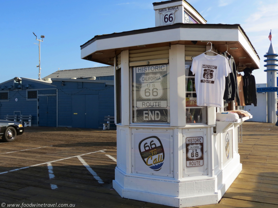 Santa Monica Pier, the end of Route 66