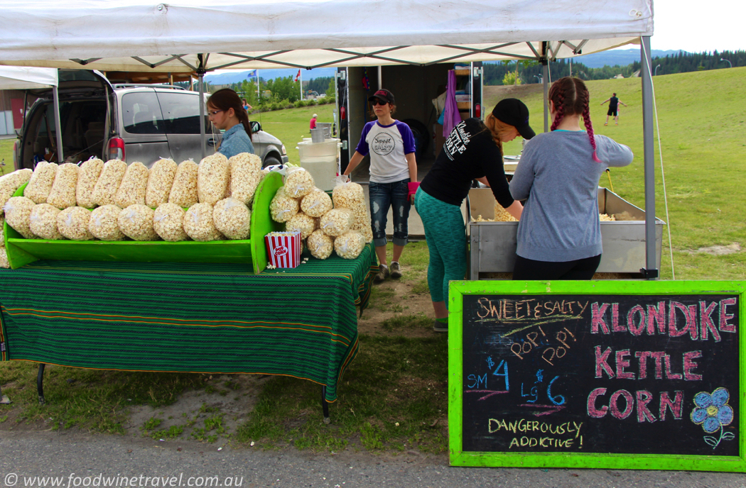 Popcorn Stall Kettle Corn Fireweed Community Market Whitehorse