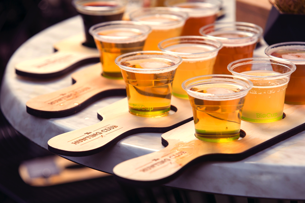 Hunting Club beer paddles Paul West at Epicurious Garden Regional Flavours Queensland produce South Bank Parklands