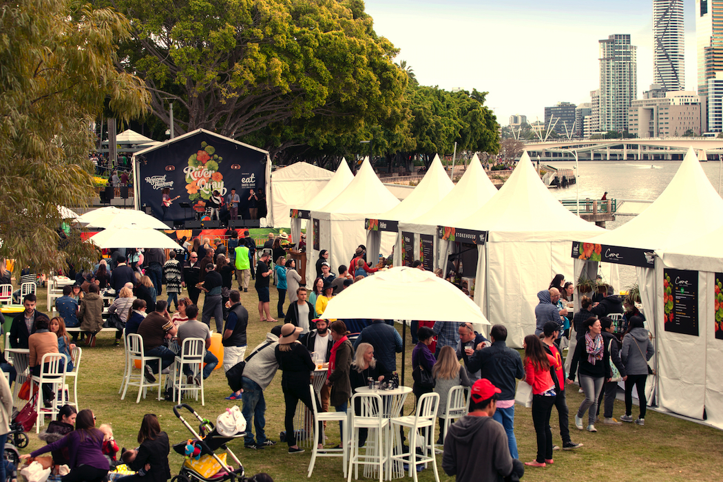 Hunting Club beer paddles Paul West at Epicurious Garden Regional Flavours Queensland produce South Bank Parklands
