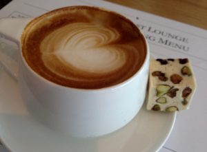 Qantas Coffee with Nougat