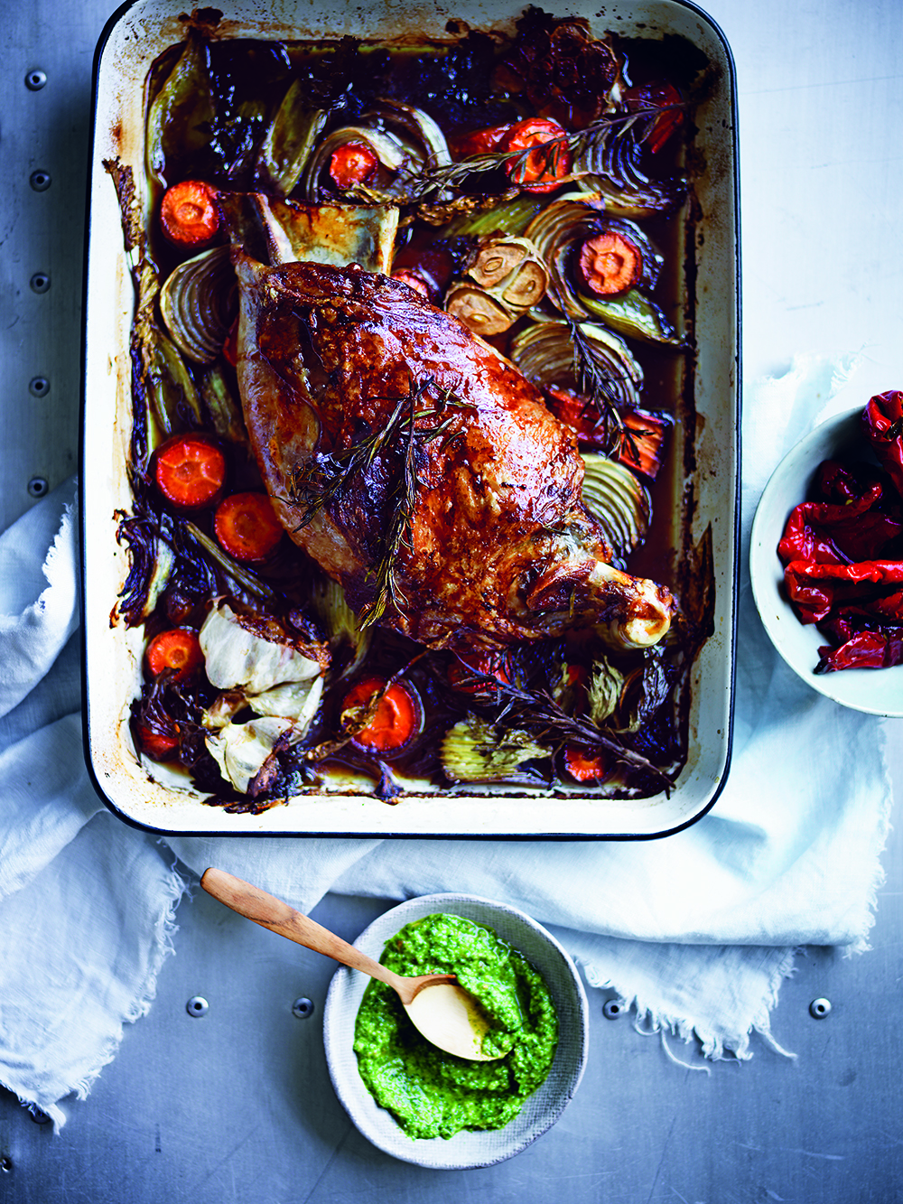 6 Hour Slow Roasted Lamb Shoulder from In The Kitchen by Simmone Logue