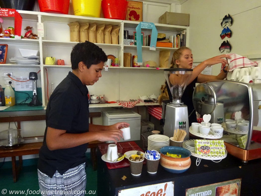 Staff at Ridgee Didge Cafe Barcaldine