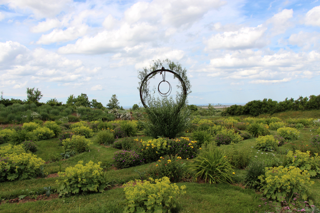 The Tangled Garden created by Beverly McClure in Nova Scotia.