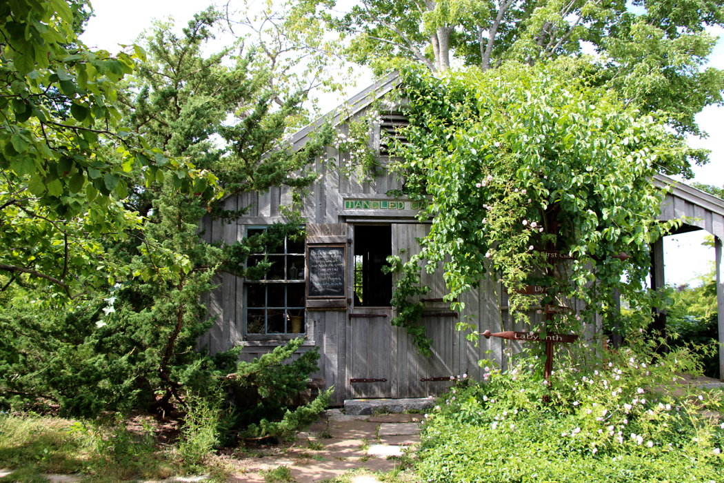 The Tangled Garden created by Beverly McClure in Nova Scotia.