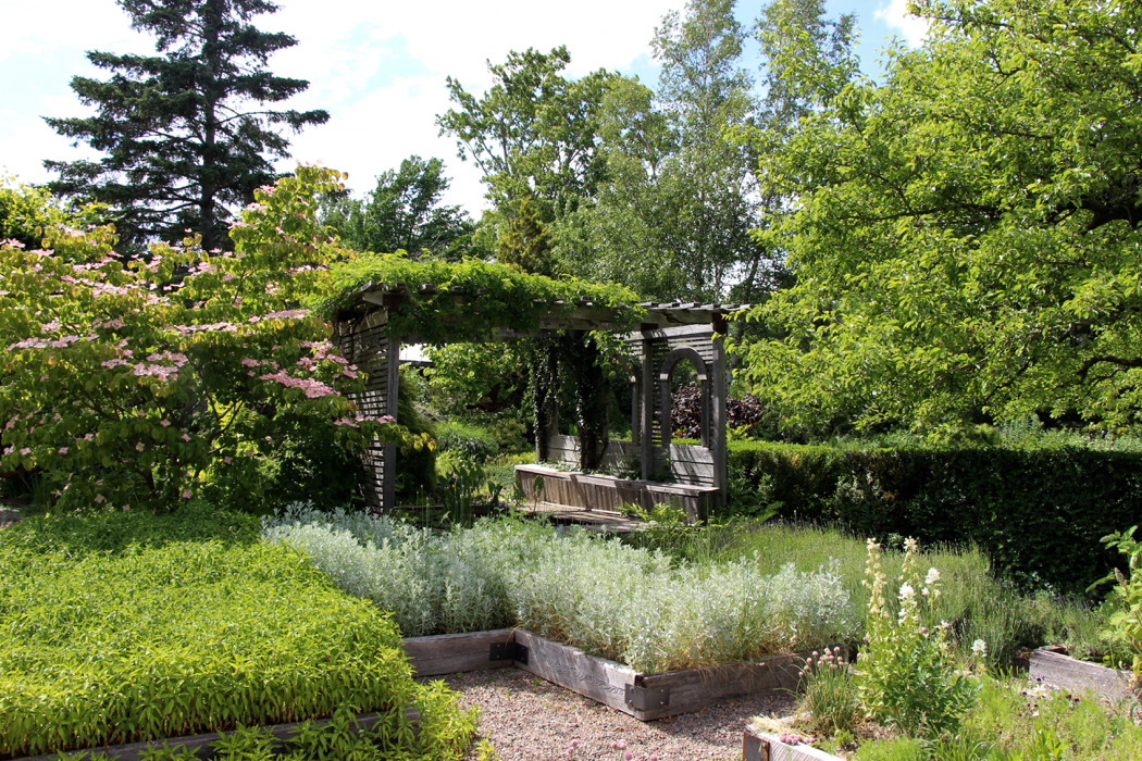 The Tangled Garden created by Beverly McClure in Nova Scotia.