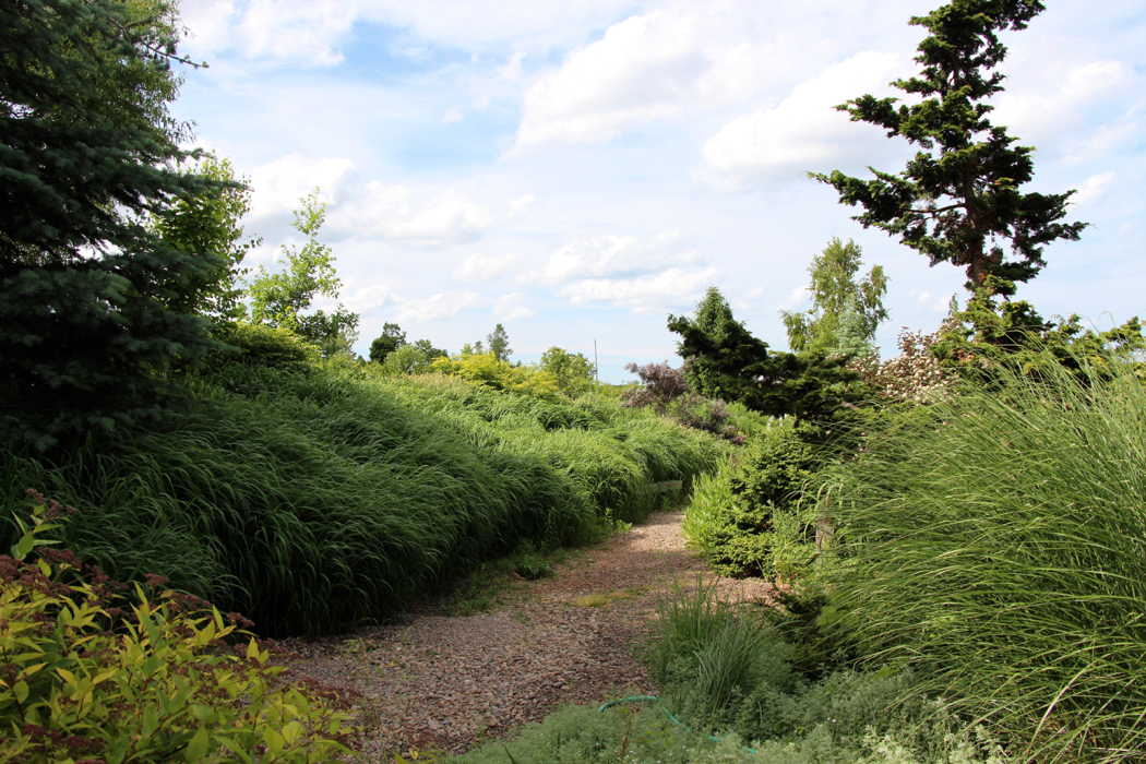 The Tangled Garden created by Beverly McClure in Nova Scotia.