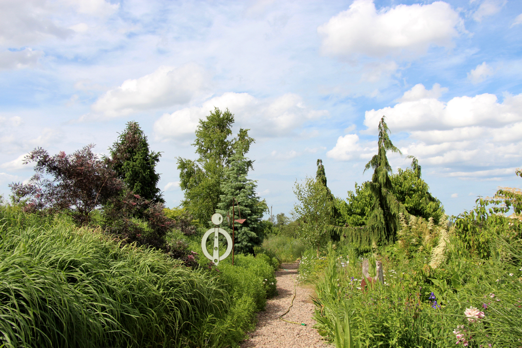 The Tangled Garden created by Beverly McClure in Nova Scotia.