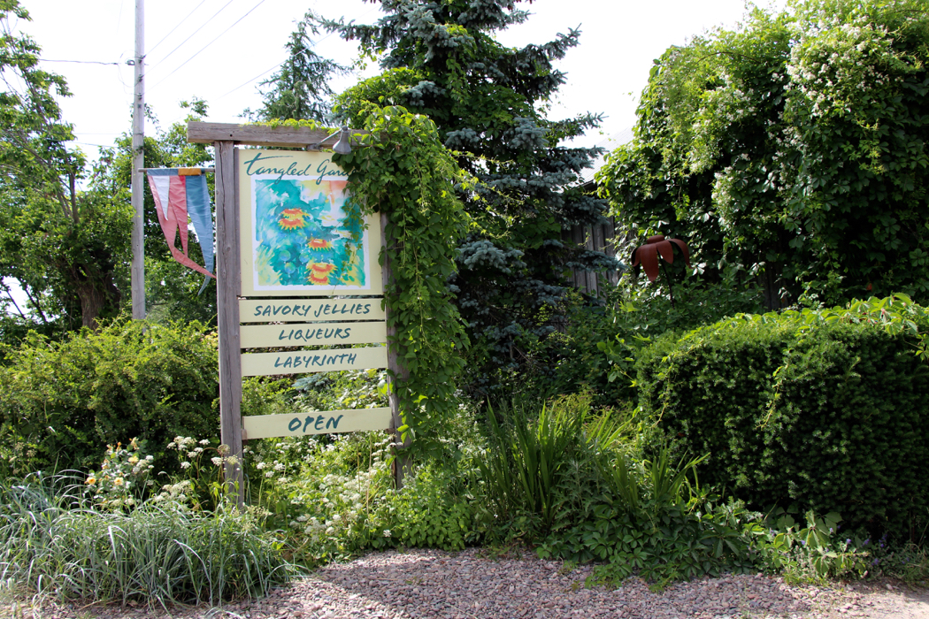 The Tangled Garden created by Beverly McClure in Nova Scotia.