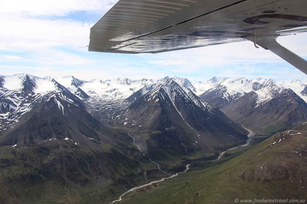 Flightseeing over Yukon Canada Kluane National Park