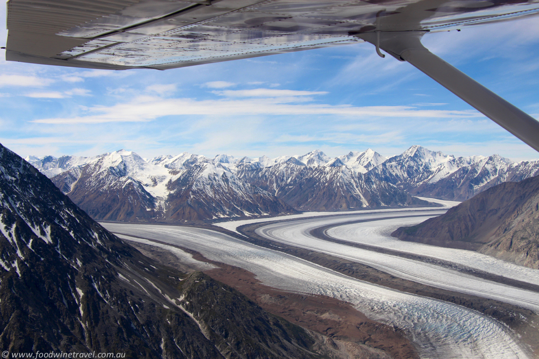 Flightseeing over Yukon Canada