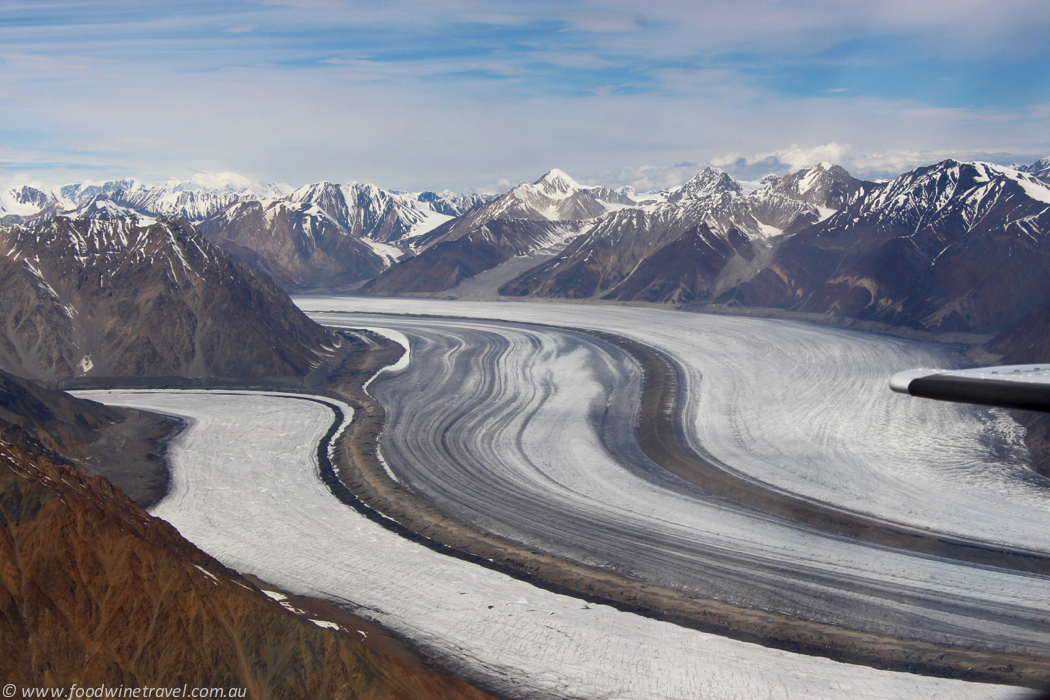 Flightseeing over Yukon Canada Kluane National Park