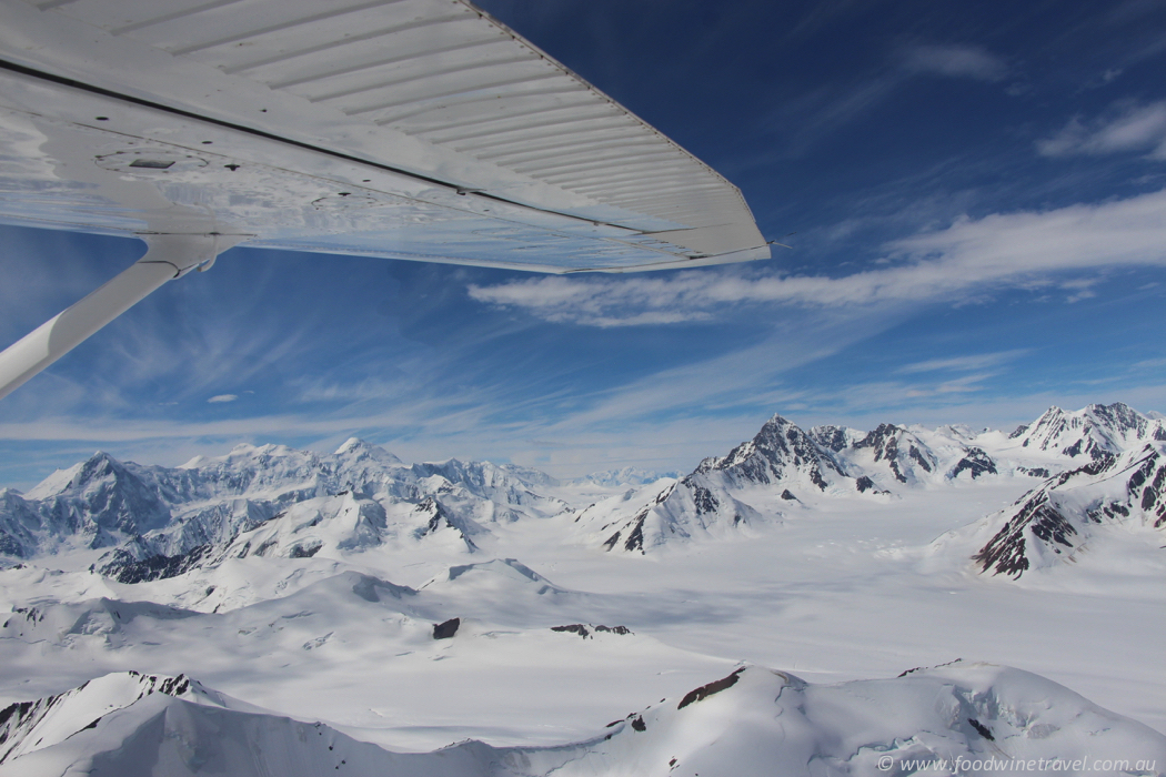 Flightseeing over Yukon Canada Kluane National Park