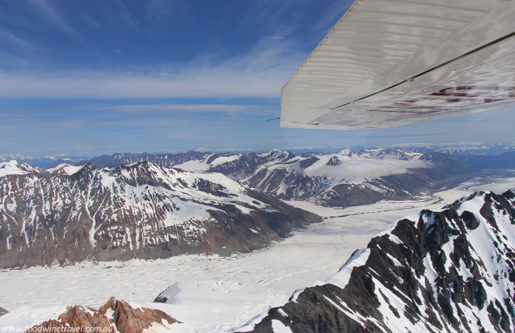 Flightseeing over Yukon Canada Kluane National Park