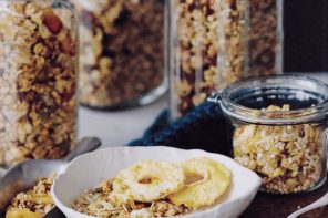 pineapple almond coconut granola, Real Food Projects