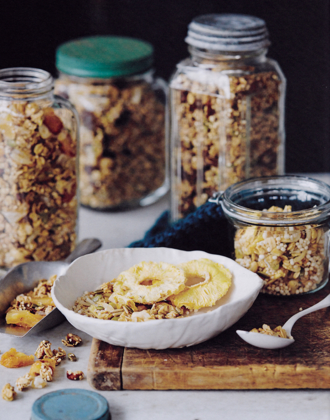 pineapple almond coconut granola, Real Food Projects