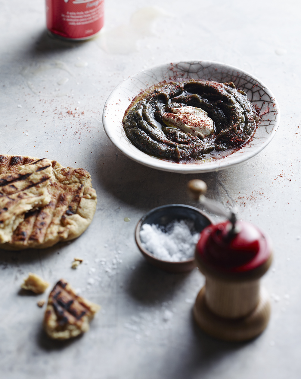 Smoky eggplant dip, The Natural Cook, Matt Stone