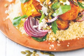 Food as Medicine roasted vegetables on couscous