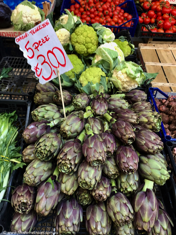 Matera Market artichokes