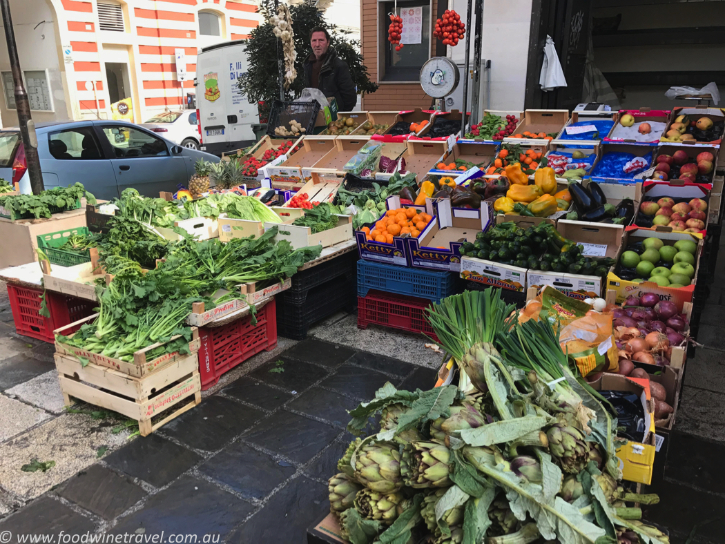 Matera Market fruit and veg stall