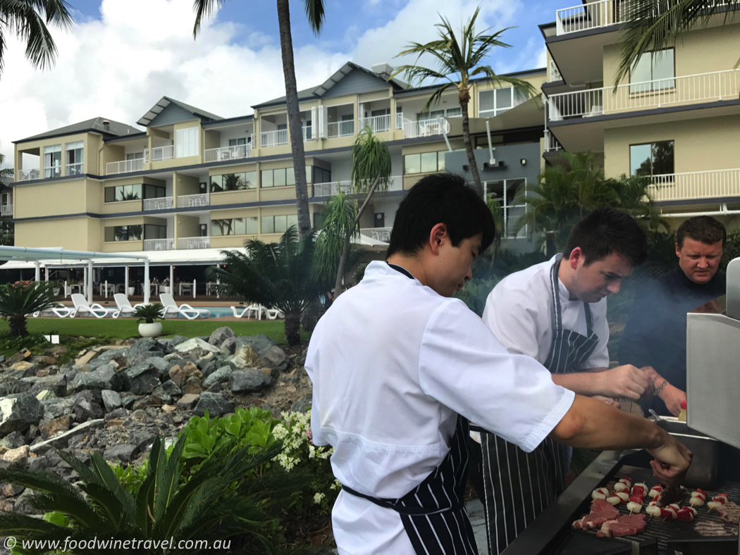 Cyclone Debbie Whitsundays Daydream Island Resort Barbecue