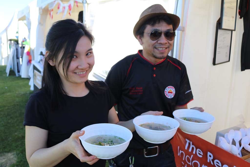 Indonesia Beach Fest Food Stalls