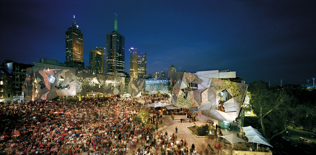 Melbourne TravMedia Federation Square