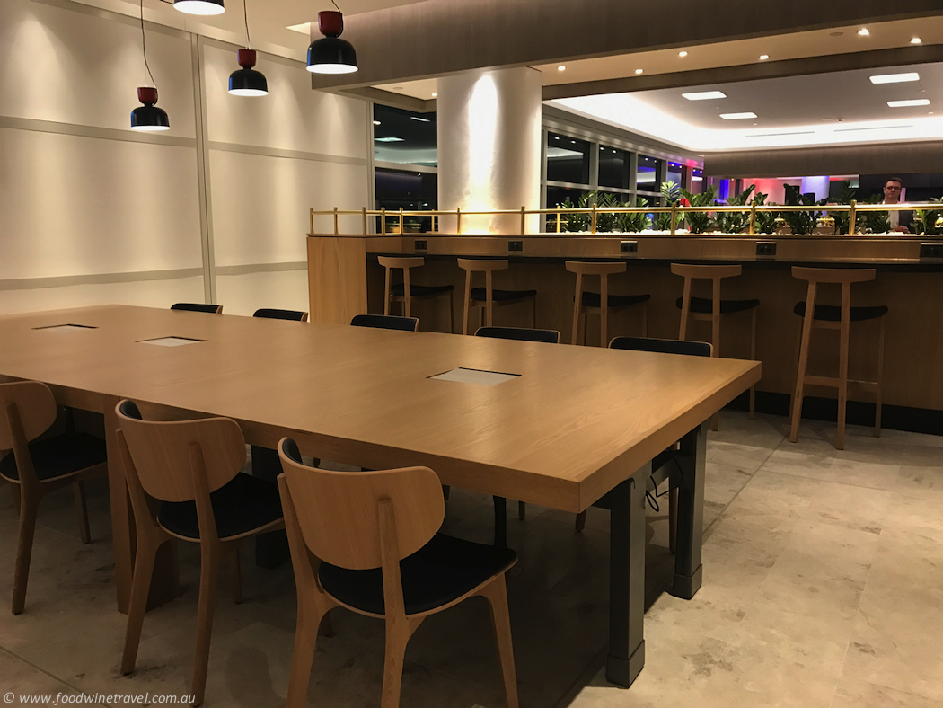 Qantas Domestic Business Lounge Table