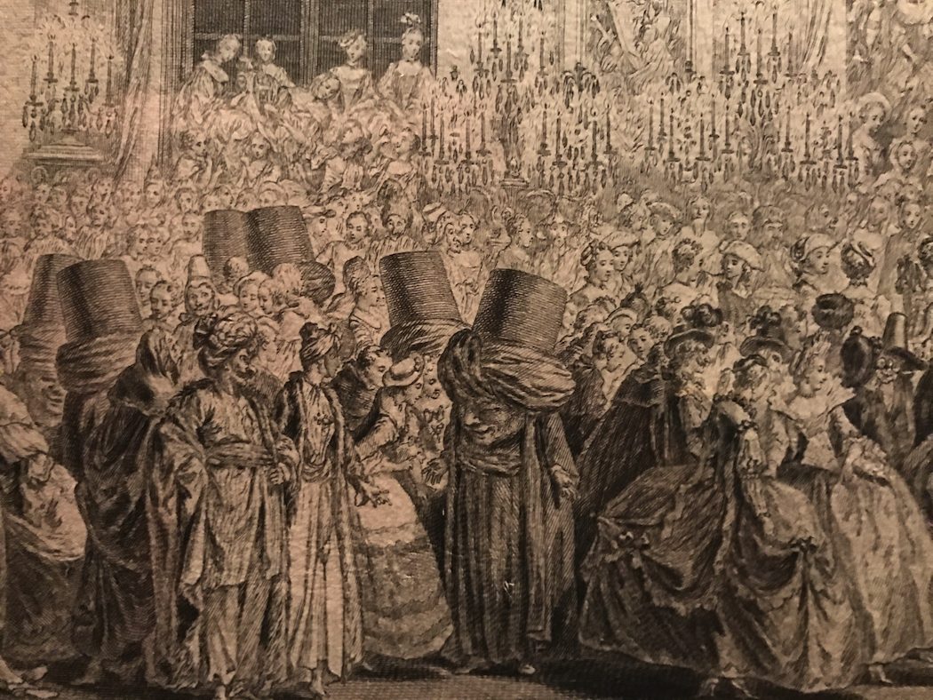 The Masked Ball given in the Hall of Mirrors at Versailles 25 February 1745