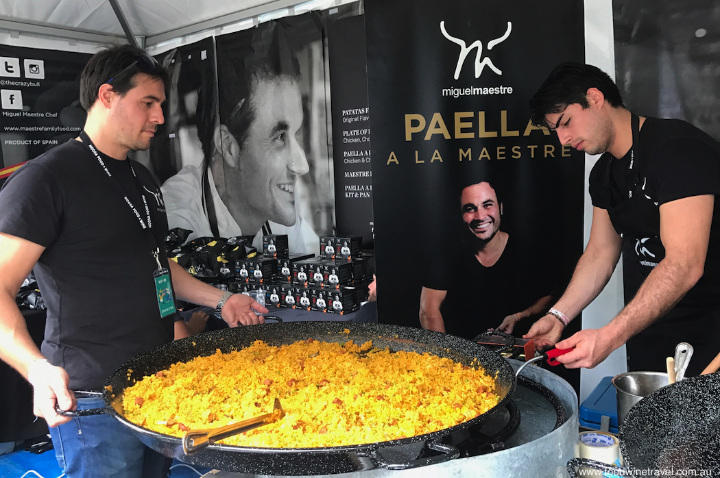 Noosa Food and Wine Festival Miguel Maestre Paella