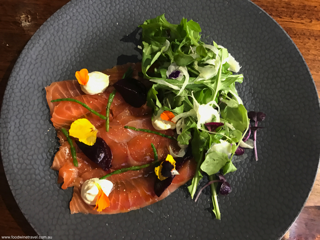 Kenngo Social House house cured salmon