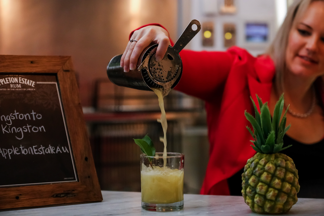Leah Stevens presents the Appleton Estate RAW cocktail, inspired by her journey through Jamaica and its vibrant culture - credit Scott Ehler