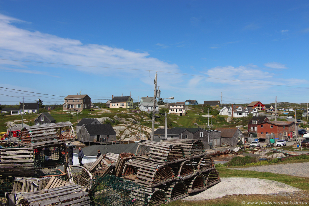 Lobster pots at Peggy's Cove Nova Scotia Canada