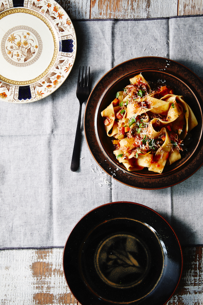 All Day Cafe pappardelle with duck ragu