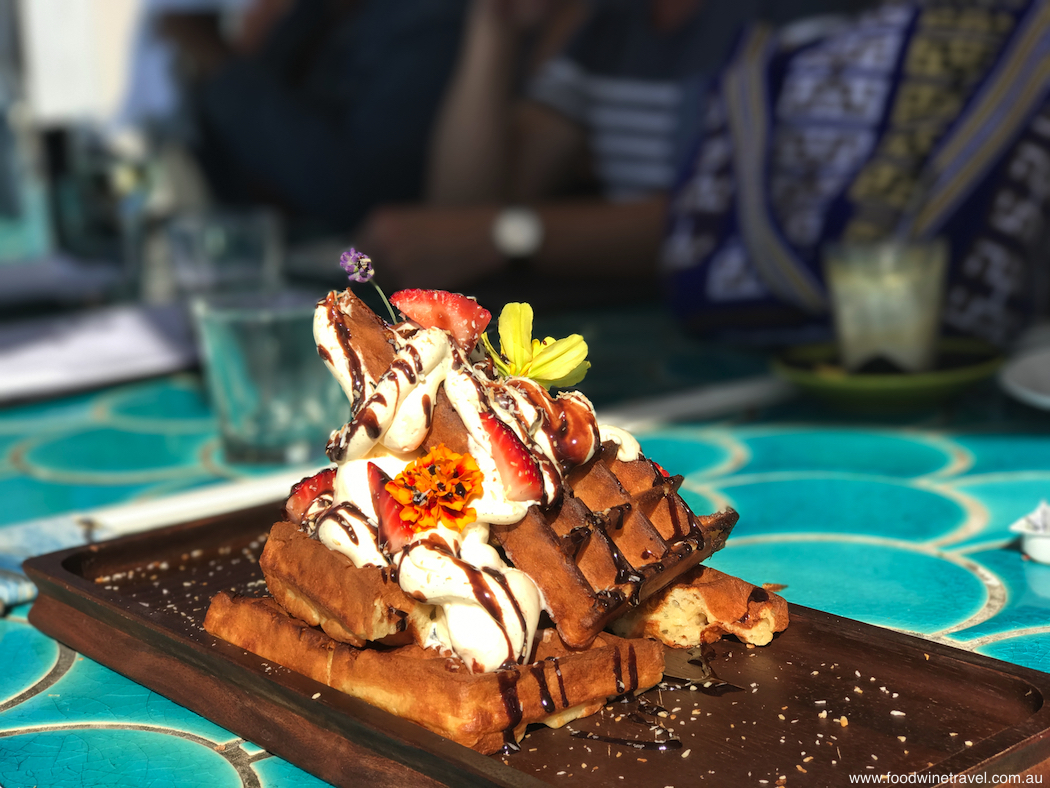 Sandstone Point Belgian waffles