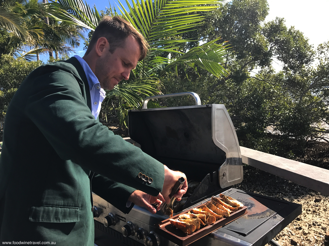 Sandstone Point Paul West cooking