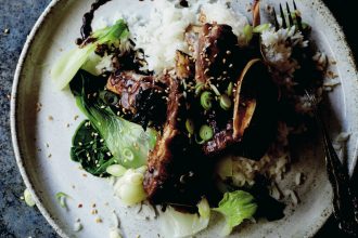 Asian-style sticky lamb ribs recipe, from Low & Slow cookbook
