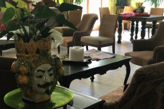 Arciduca Hotel Foyer With Ceramic Vase