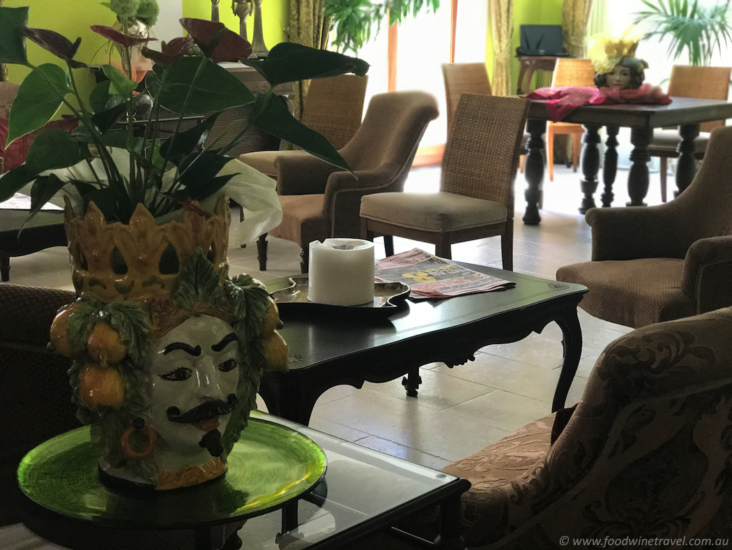 Arciduca Hotel Foyer With Ceramic Vase