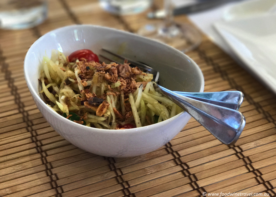 Green paw paw salad Harvest Newrybar