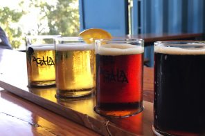 Baja California Agua Mala Beer Flight 1