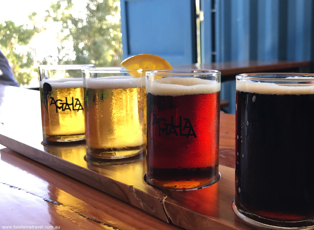 Baja California Agua Mala Beer Flight 1