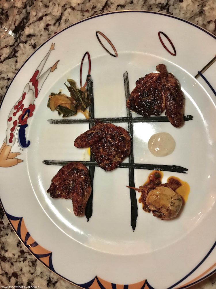 Baja California Manzanilla Restaurant Tic Tac Toe Quail