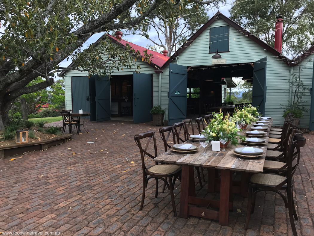 Barn Table Set For Dinner Spicers Hidden Vale