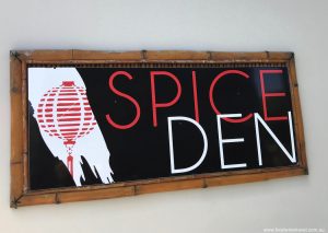 Santai Retreat Spice Den Sign