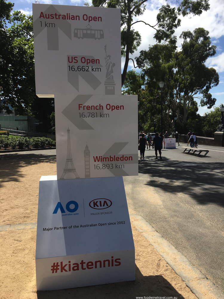 Australian Open distance signs