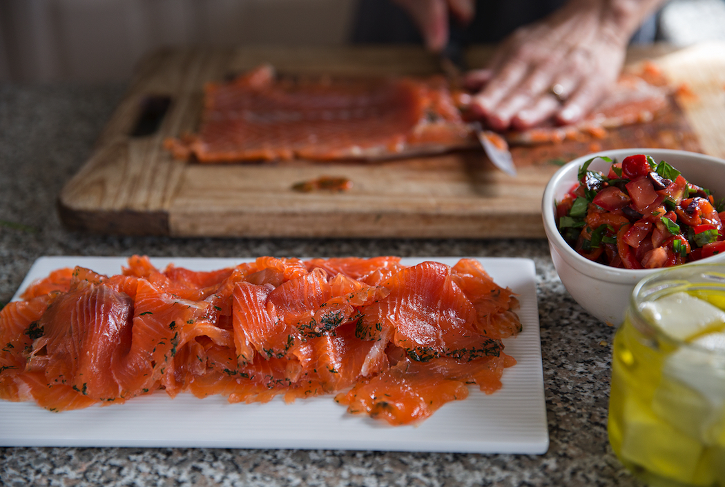 The Great Australian Cookbook Salmon Crostini