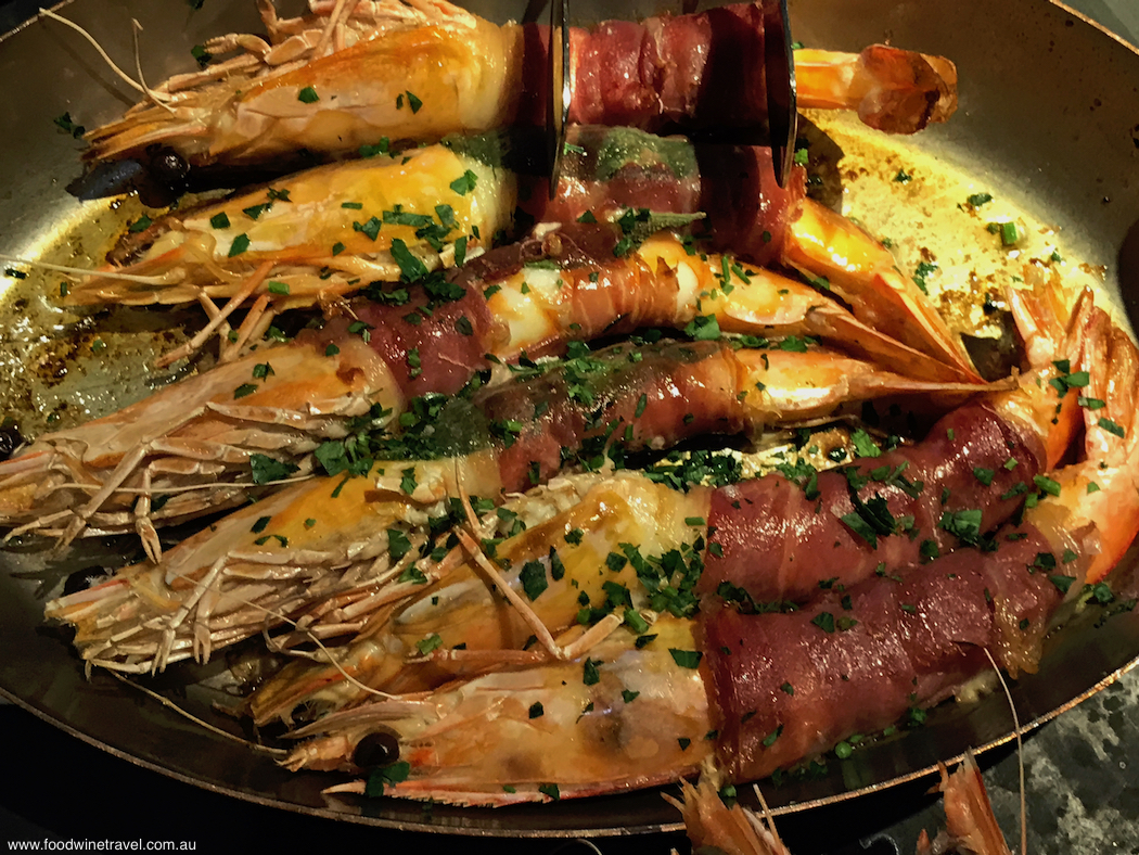 Sean's Kitchen Saltimbocca prawns