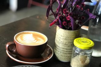 Sydney Bespoke and Grind Coffee and Chocolate Hazelnut Brownie