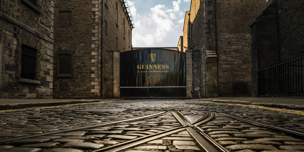 The Guinness Storehouse at St James's Gate in Dublin.